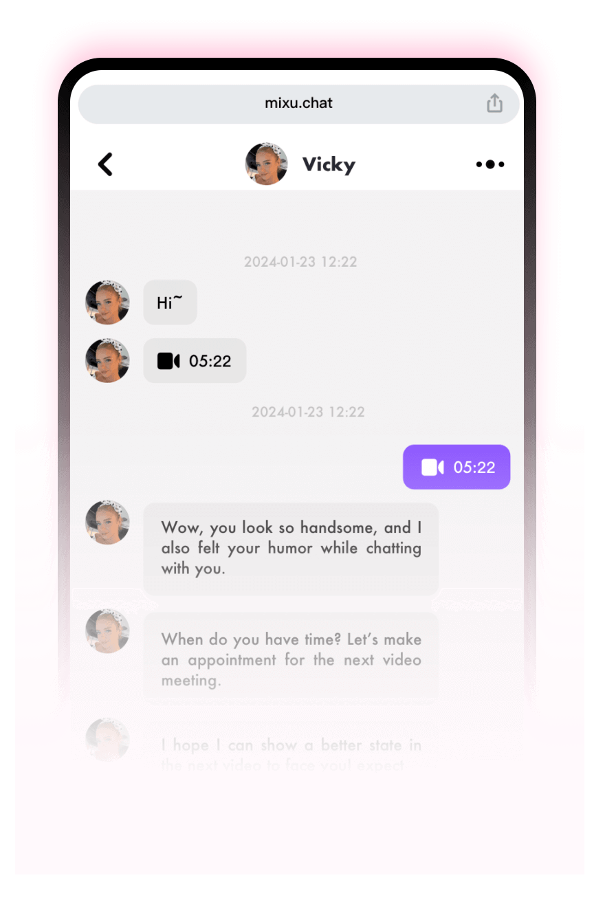 2 excited users of LivCam's online chat. 
