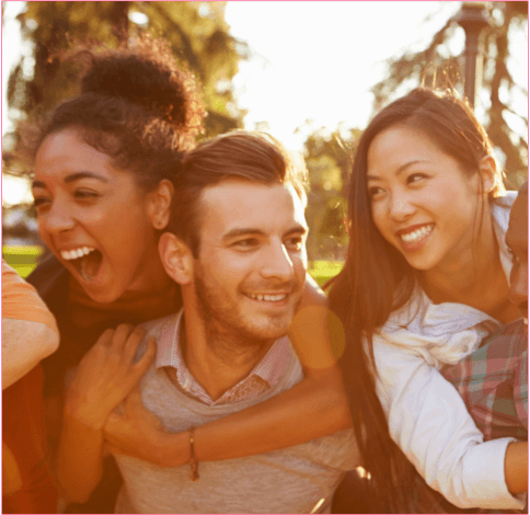 User feeling uplifted while using Mixu's features for mental health improvement